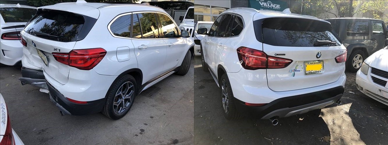 Collision repair work
